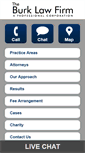 Mobile Screenshot of burklaw.com